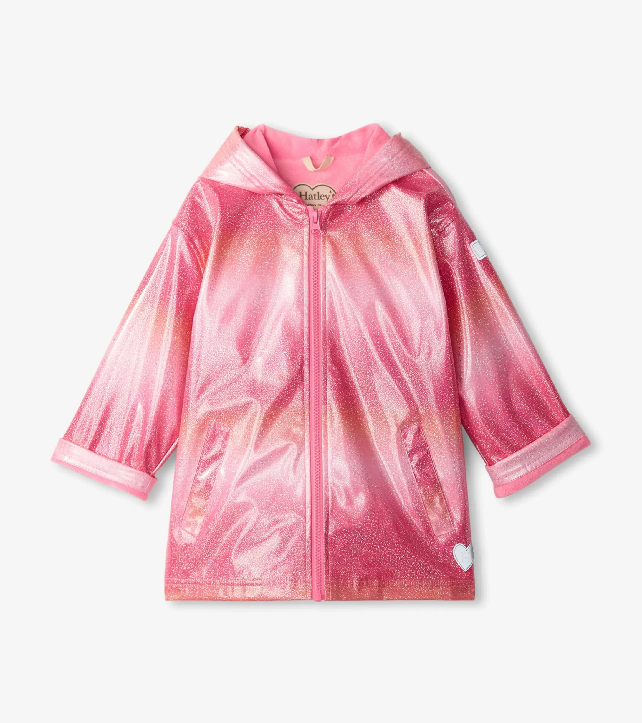 Hatley Girls Summer Zip-Up Rain Jacket Fashion