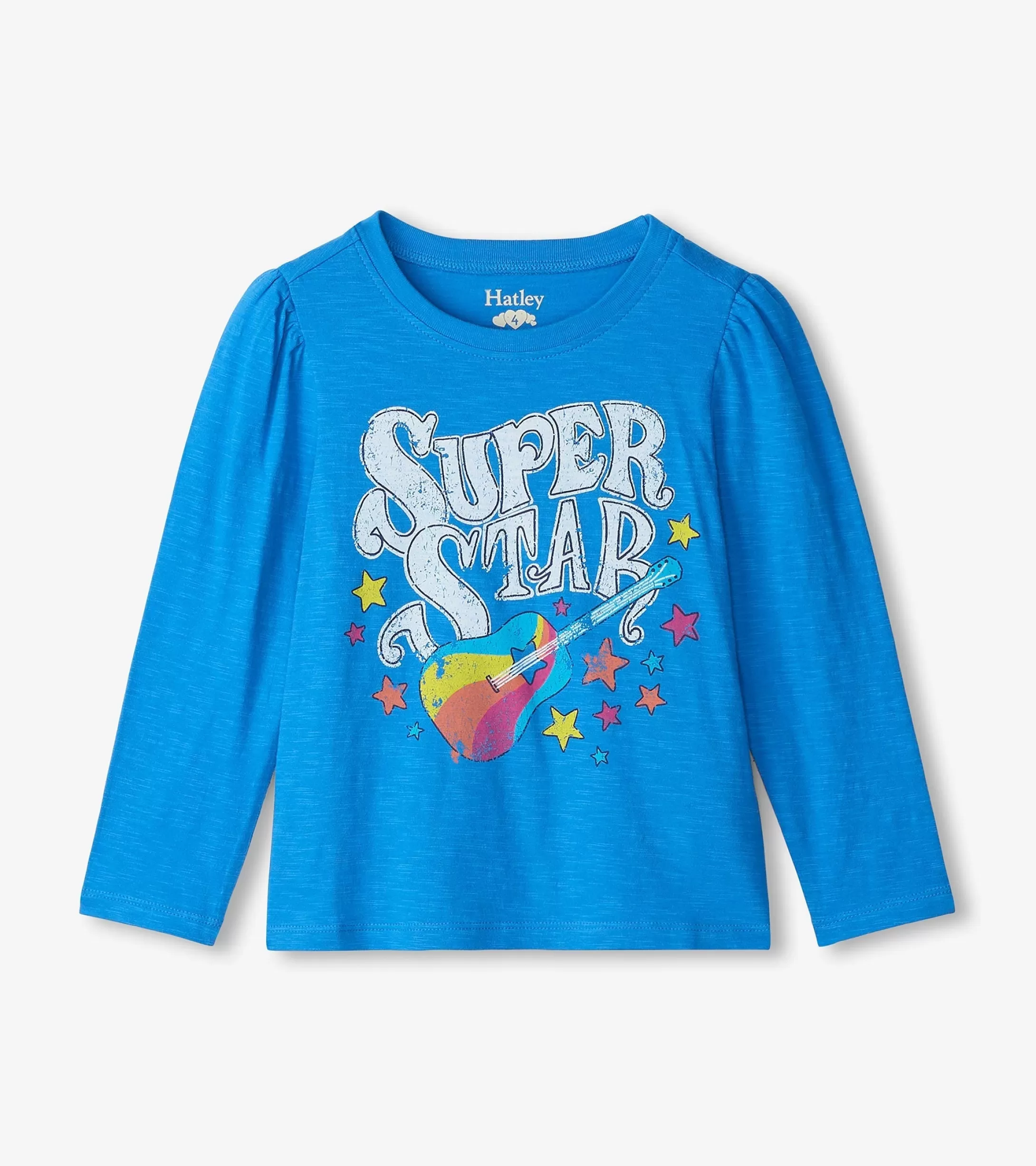 Hatley Girls Super Star Guitar Long Sleeve Graphic Tee Cheap