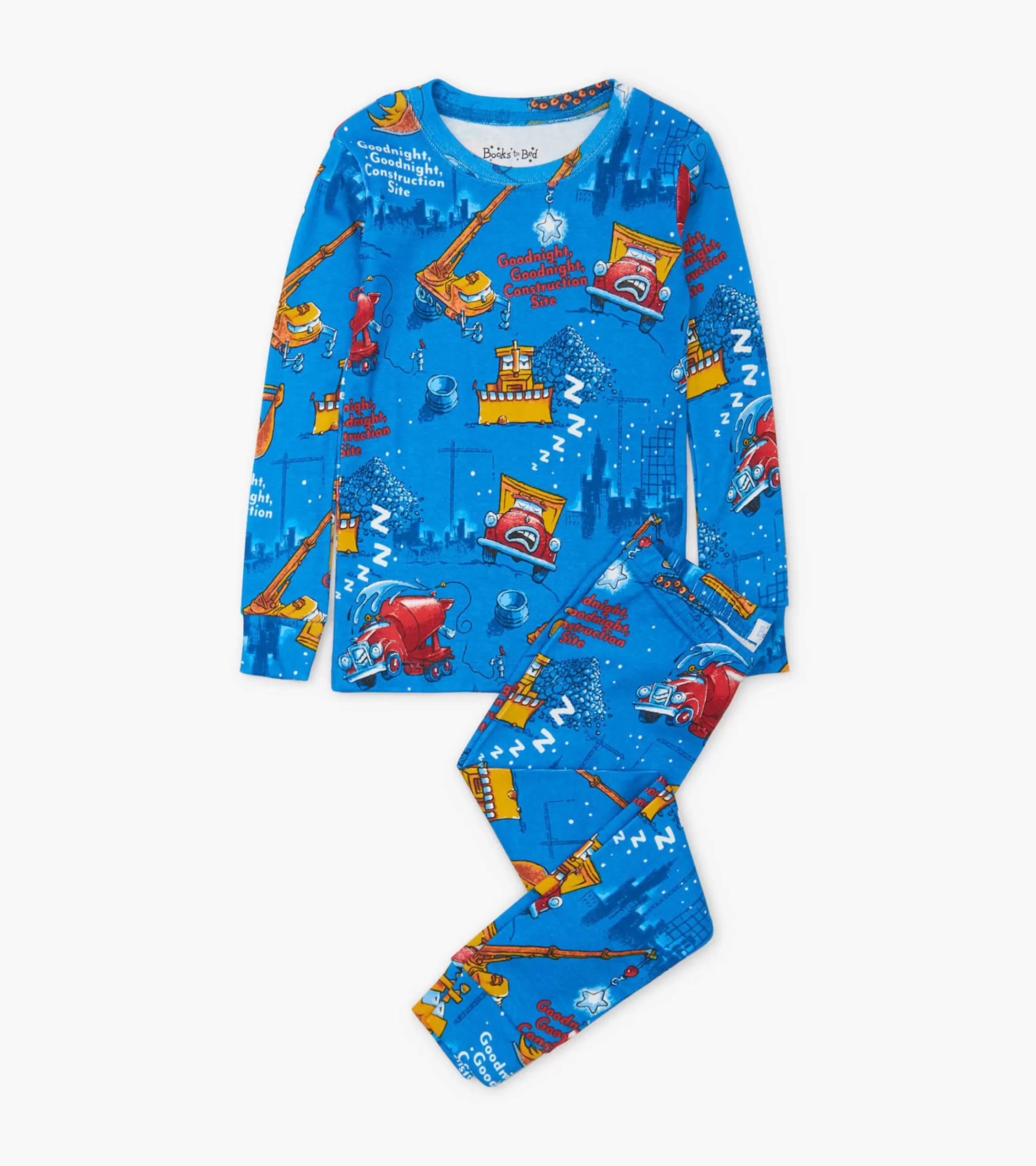 Hatley Goodnight, Goodnight, Construction Site Pajama Set Best Sale