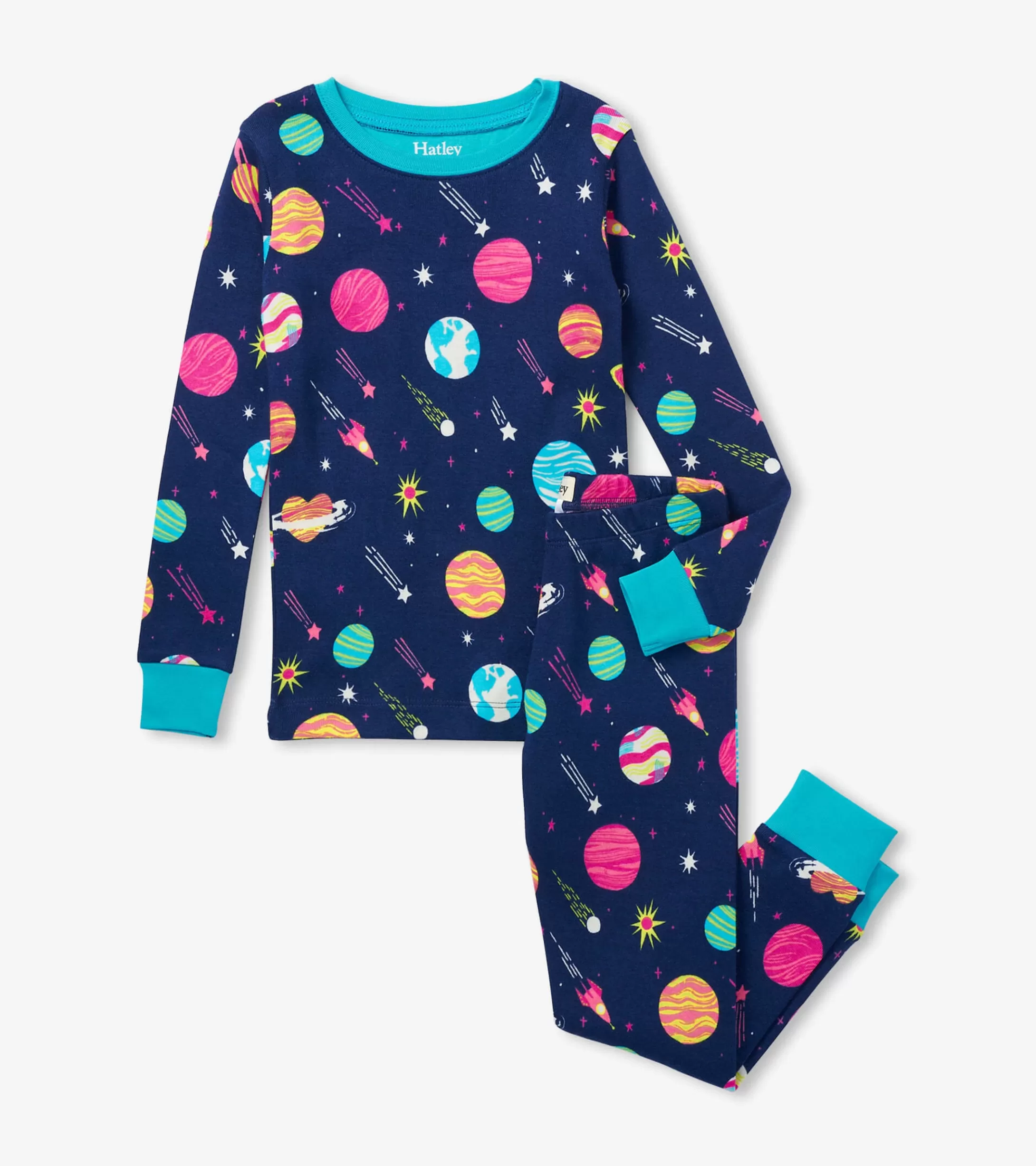 Hatley Interstellar Kids Organic Cotton Pajama Set Best Sale