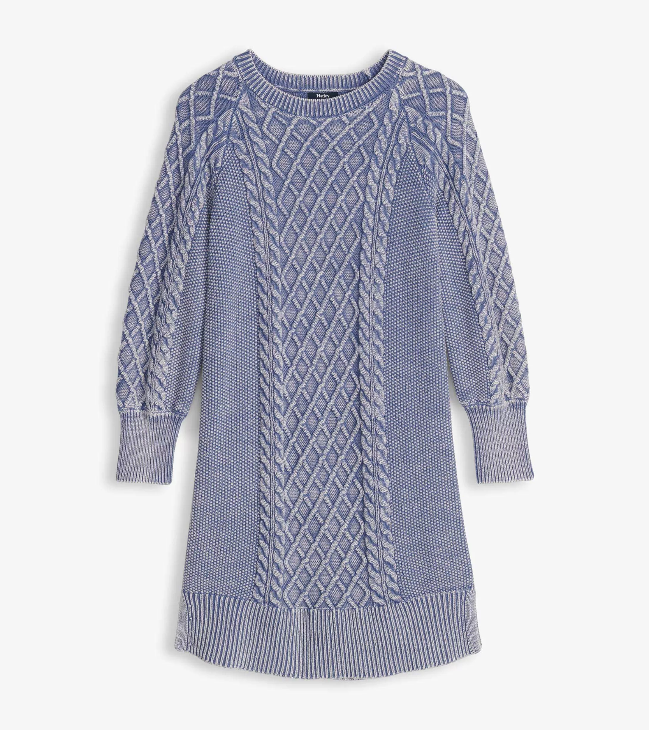 Hatley Juliet Cable Knit Dress - Bleached Denim Discount