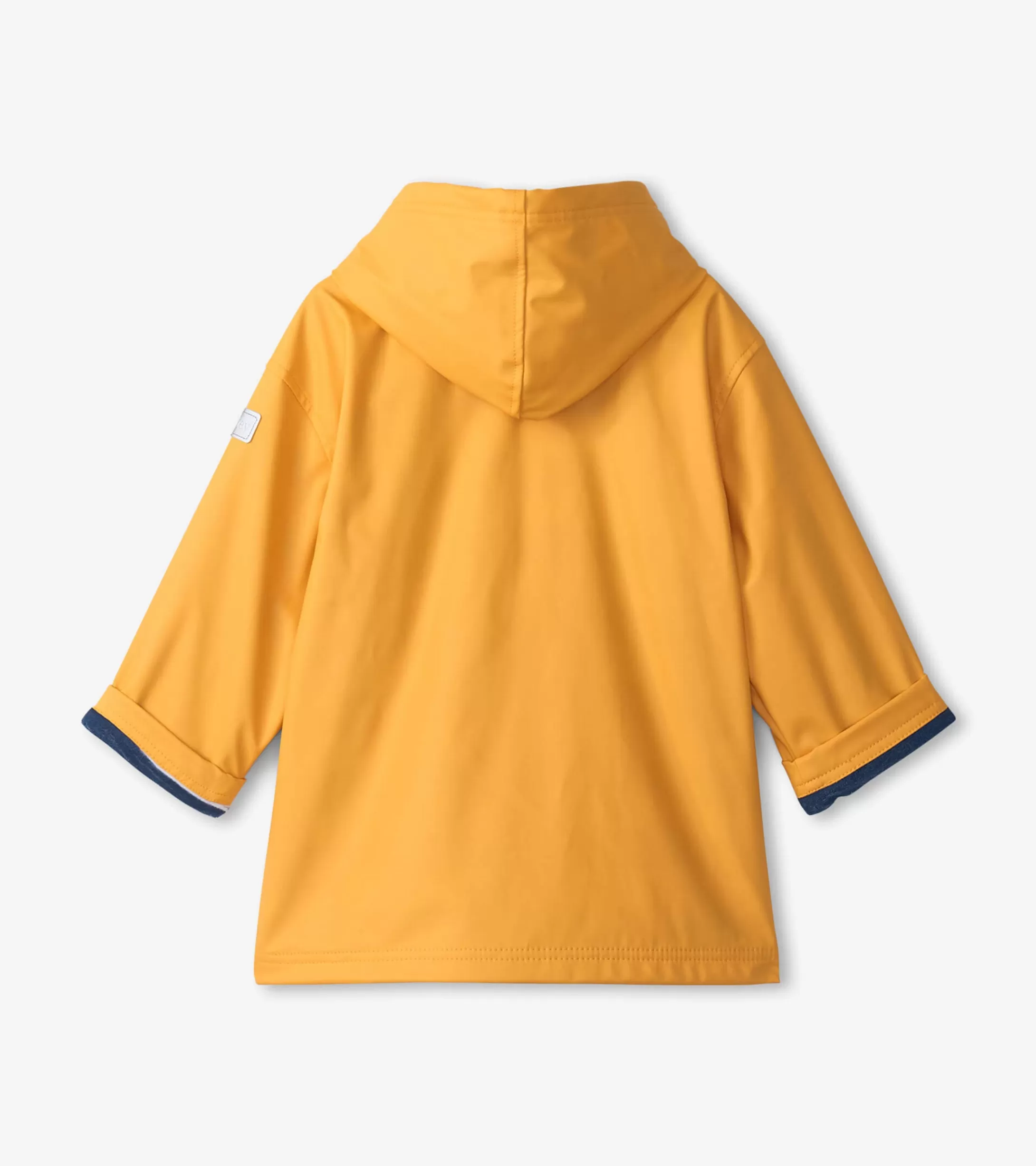 Hatley Kids Yellow Zip-Up Rain Jacket Outlet