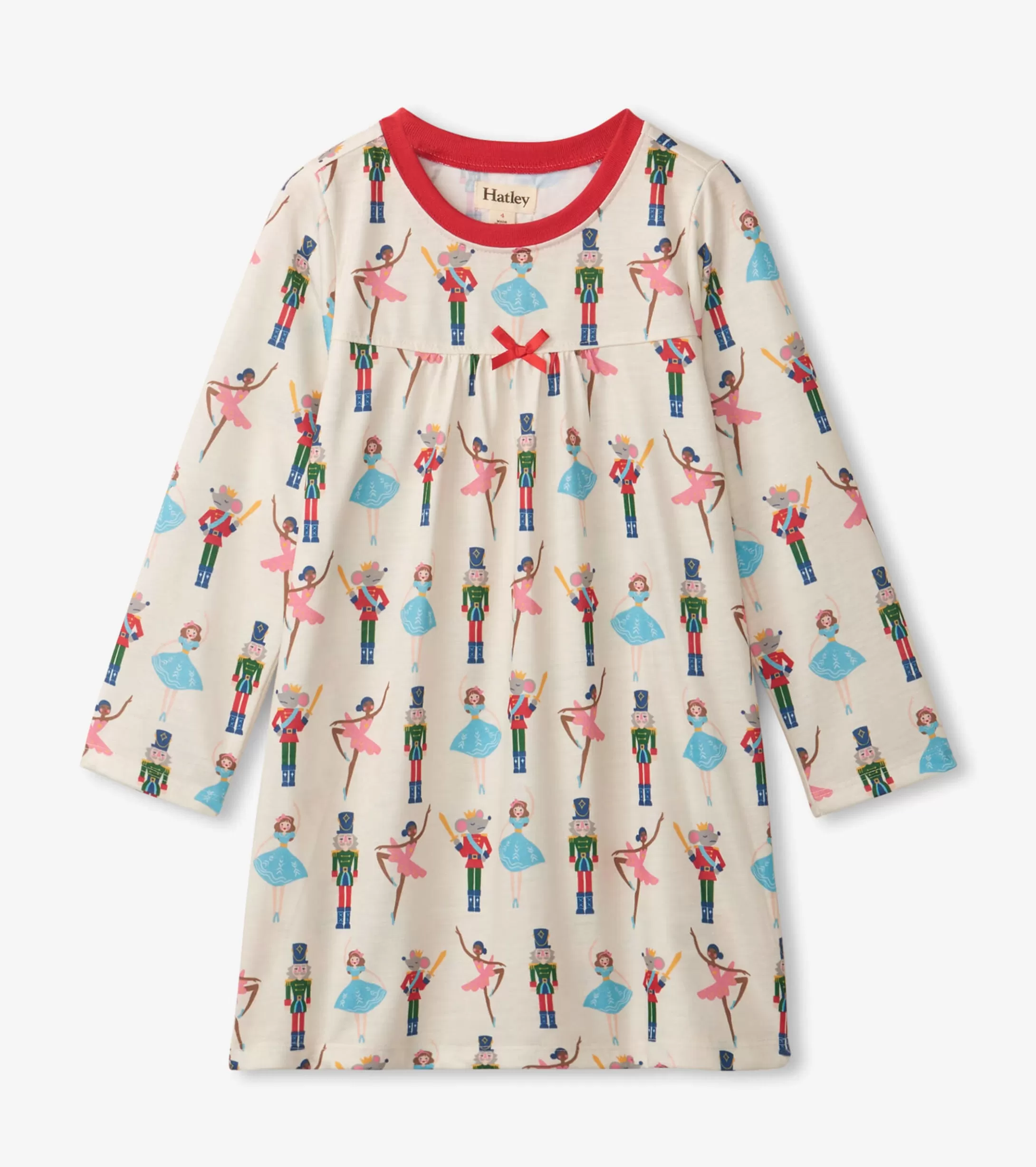 Hatley Nutcracker Long Sleeve Girls Nightgown Clearance