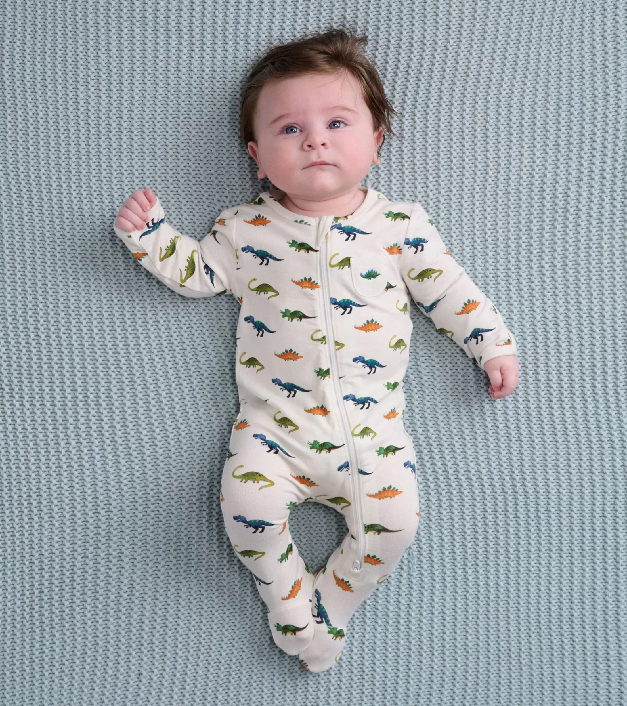 Hatley Painted Dinos Baby Footed Sleeper Cheap