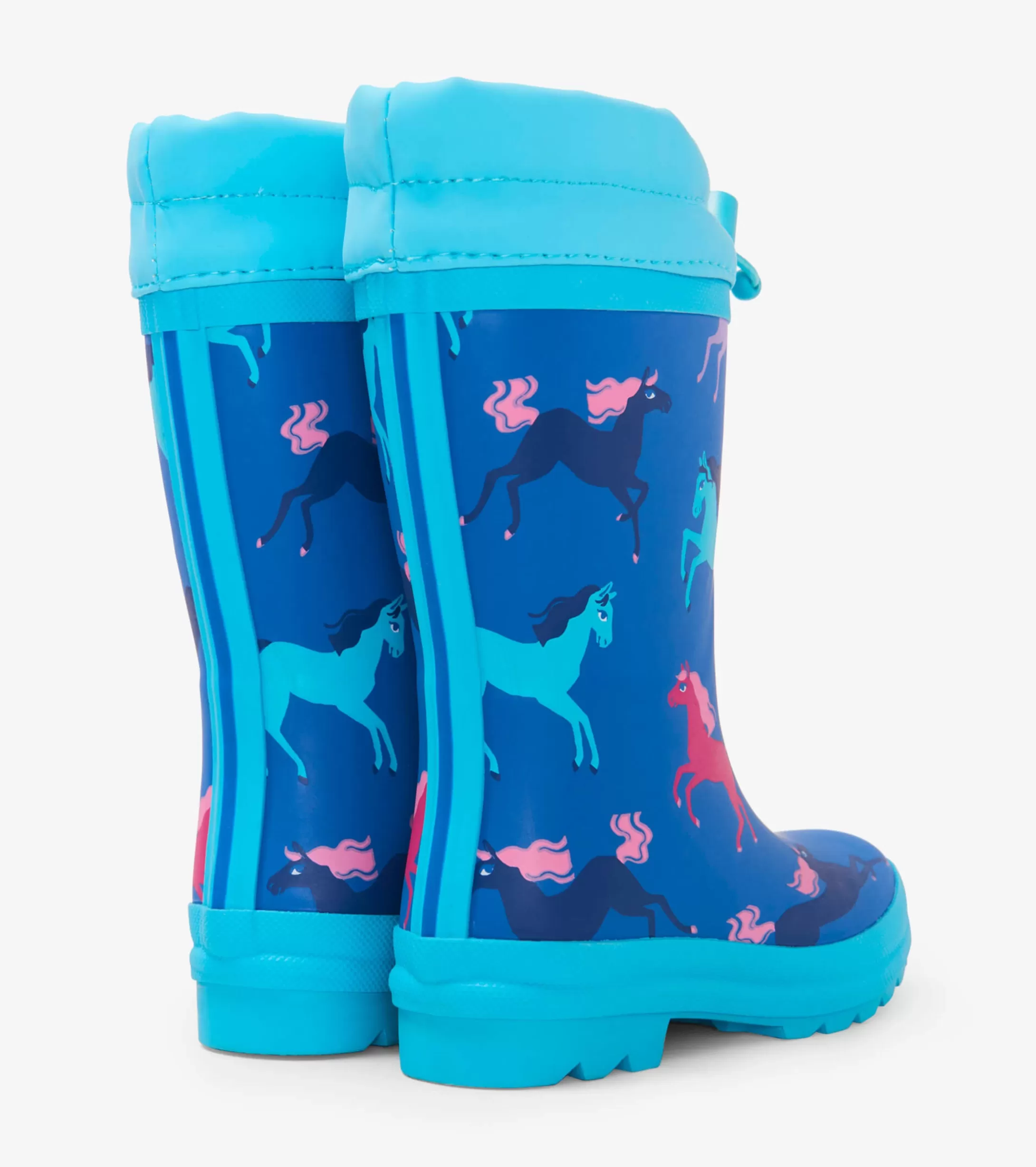 Hatley Prancing Horses Sherpa Lined Kids Rain Boots Sale