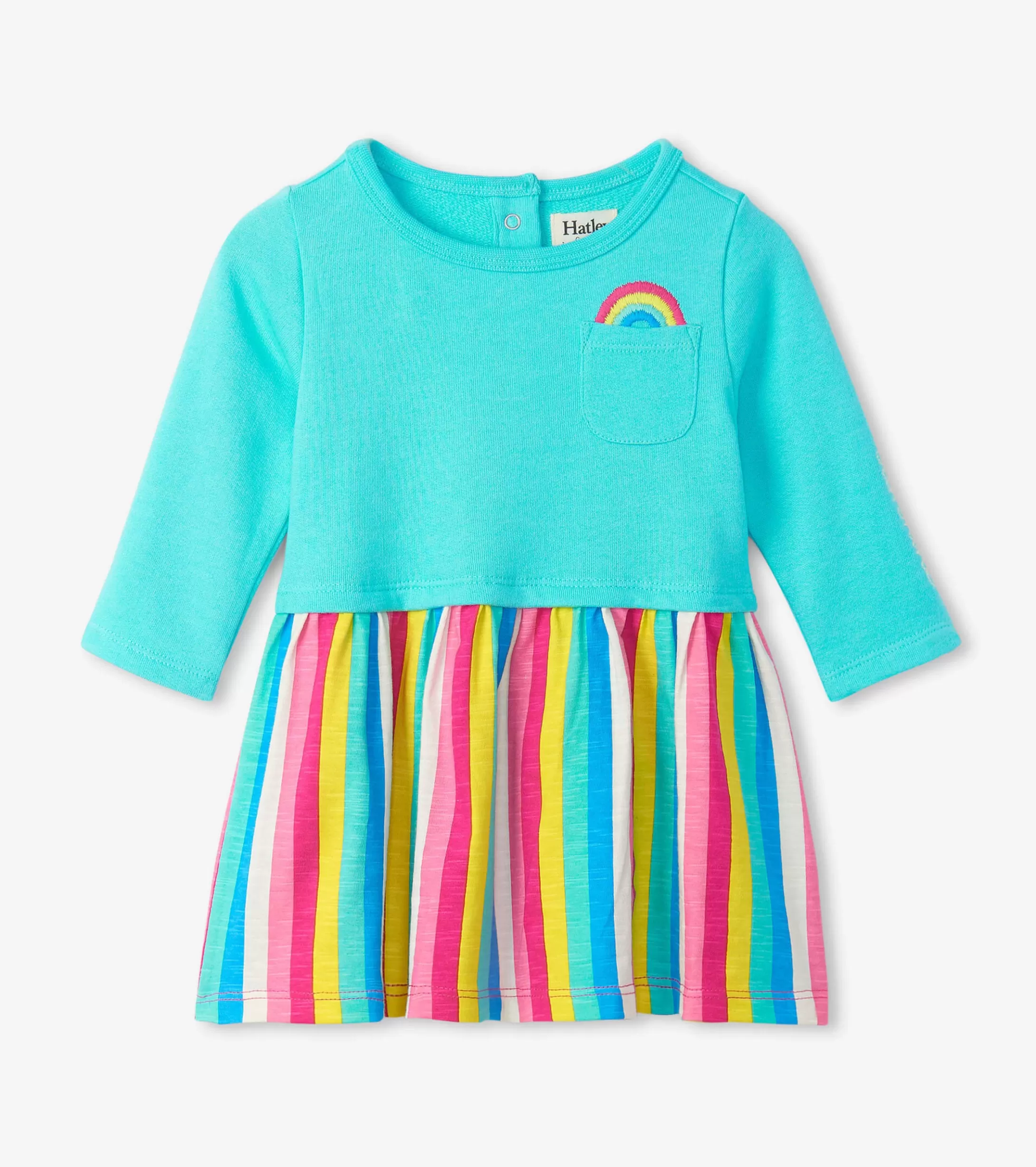 Hatley Radiant Rainbow Layered Knit Dress Online