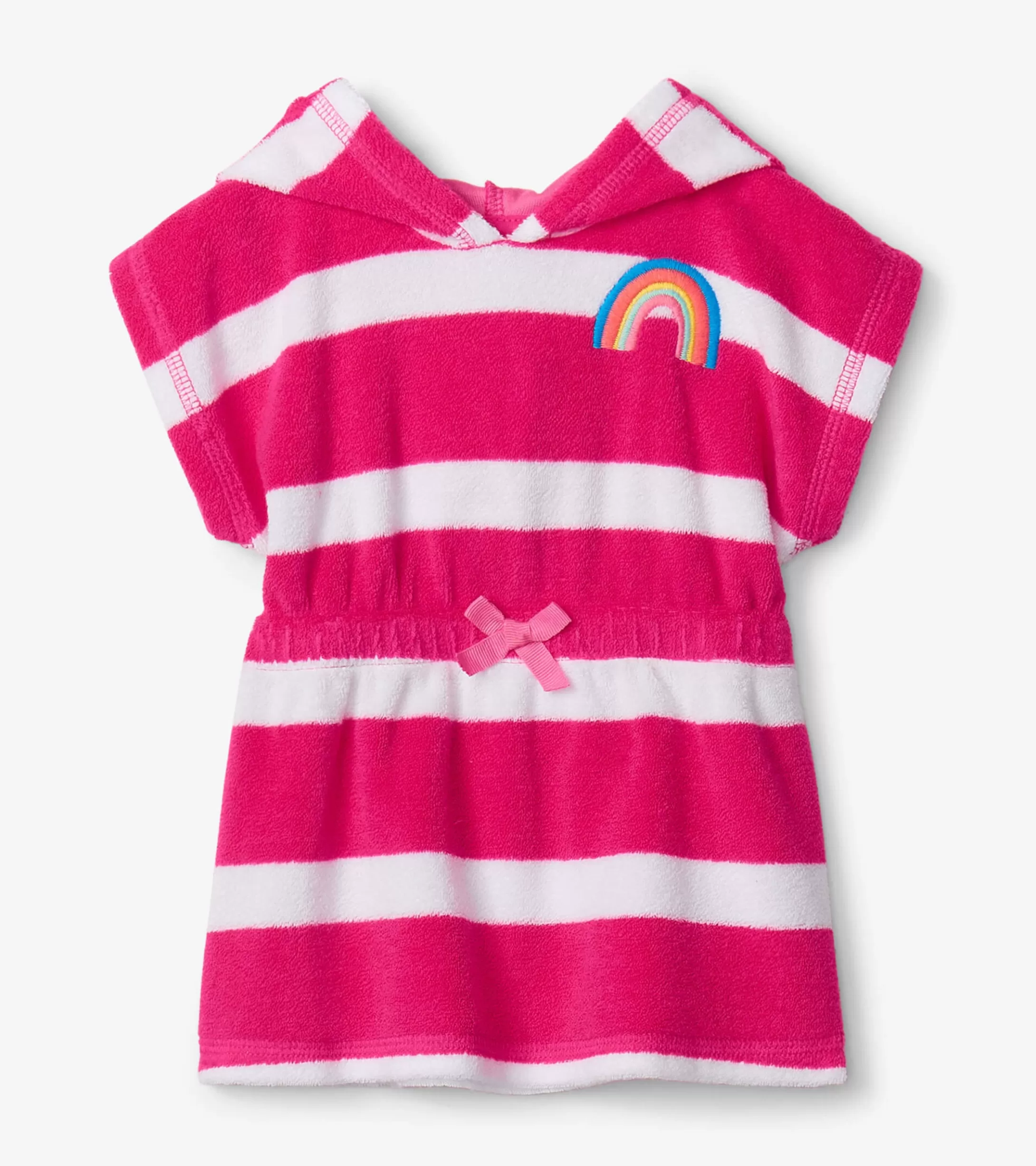 Hatley Rainbow Stripe Baby Hooded Terry Cover-Up Outlet