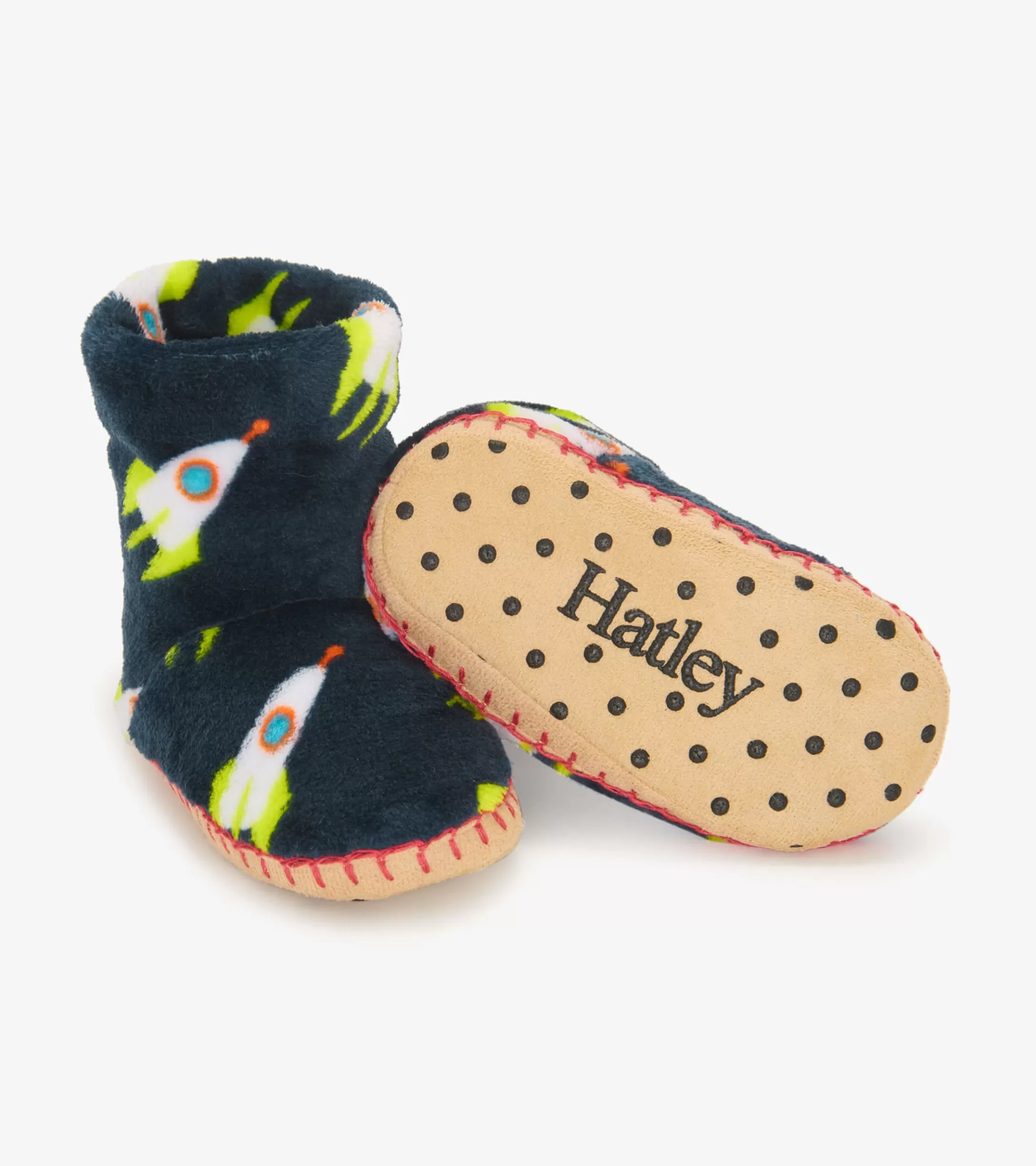 Hatley Rocket Man Kids Fleece Slippers Best