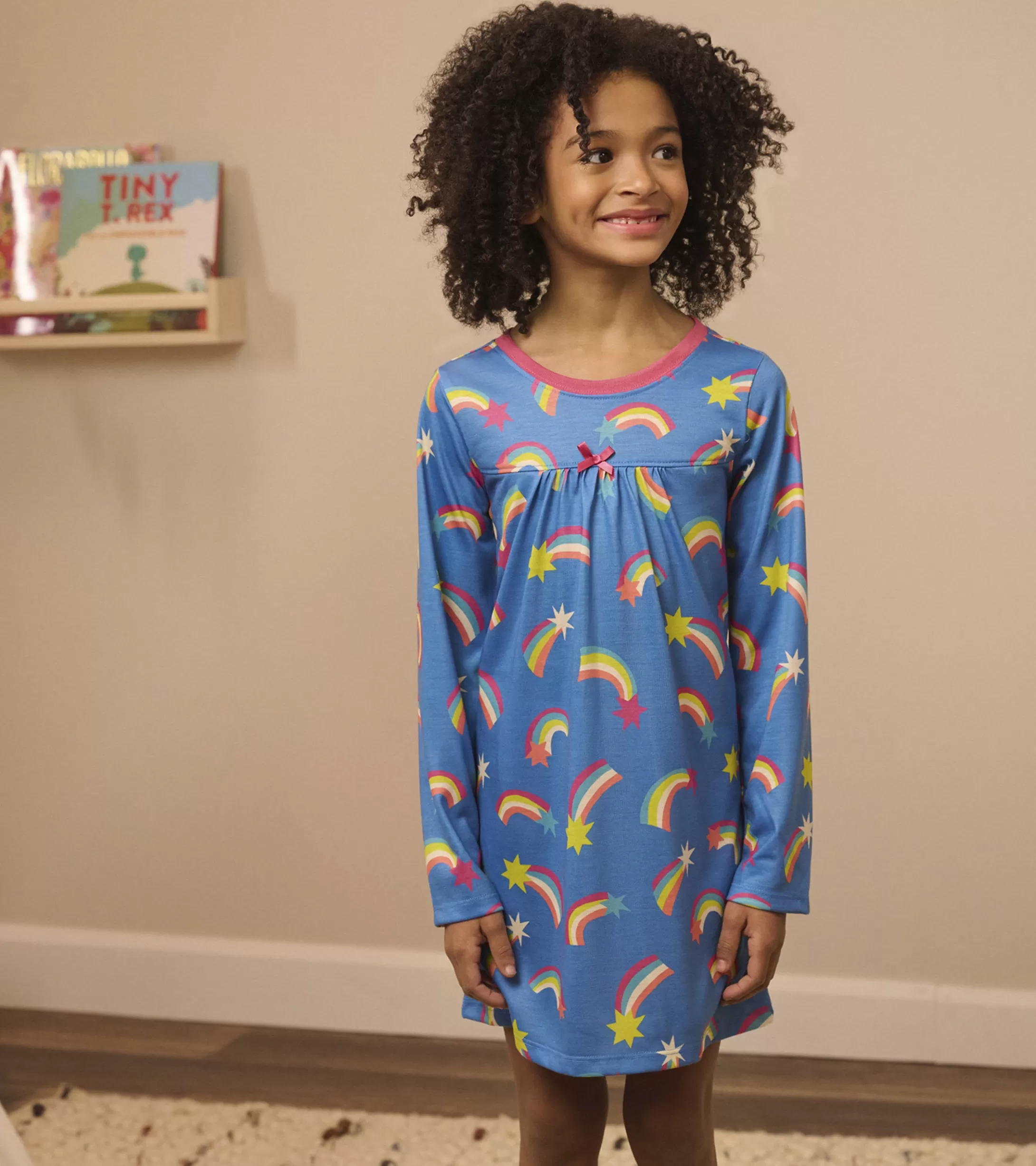 Hatley Shooting Stars Long Sleeve Girls Nightgown Sale