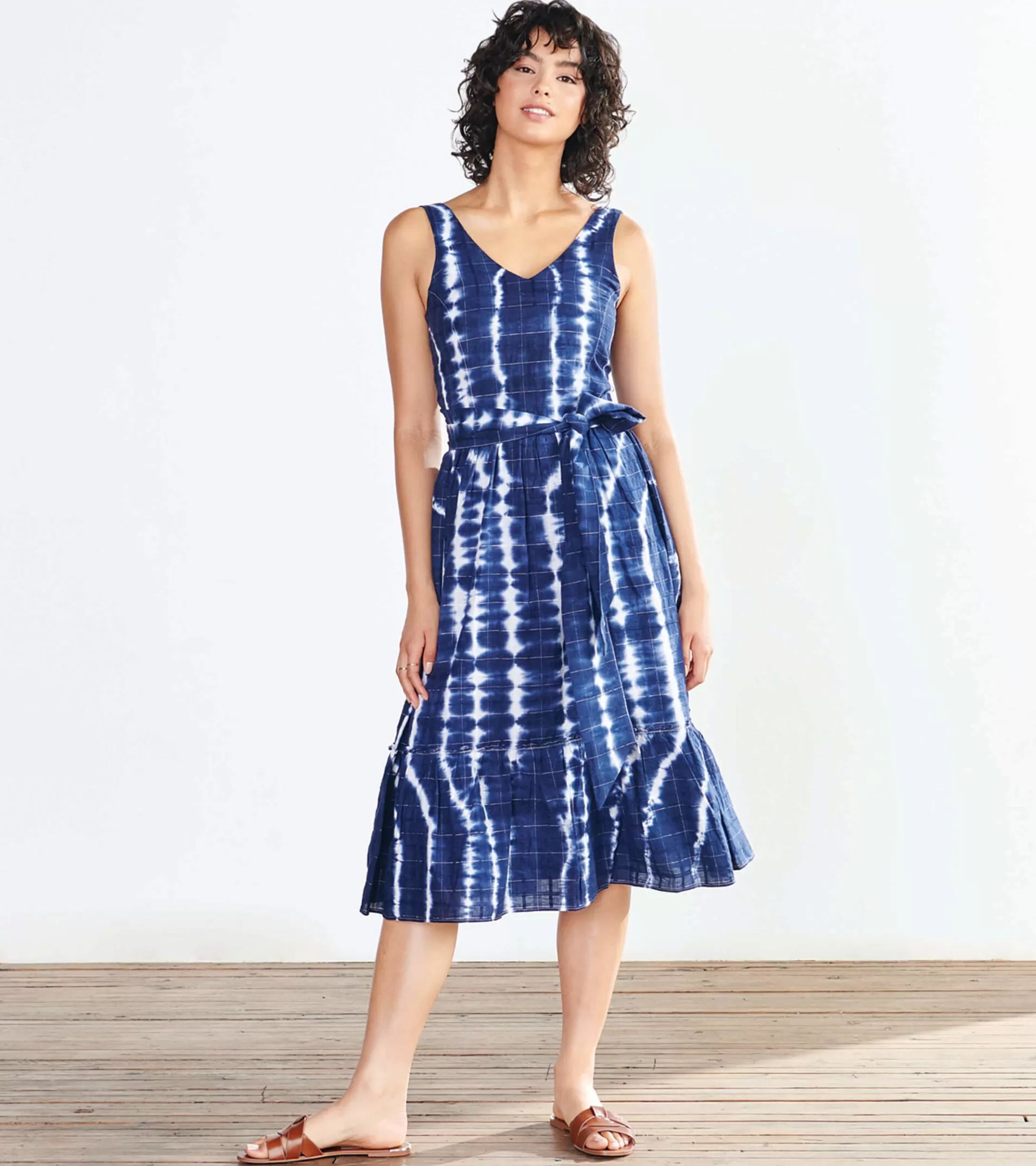 Hatley Sydney Midi Dress - Windowpane New