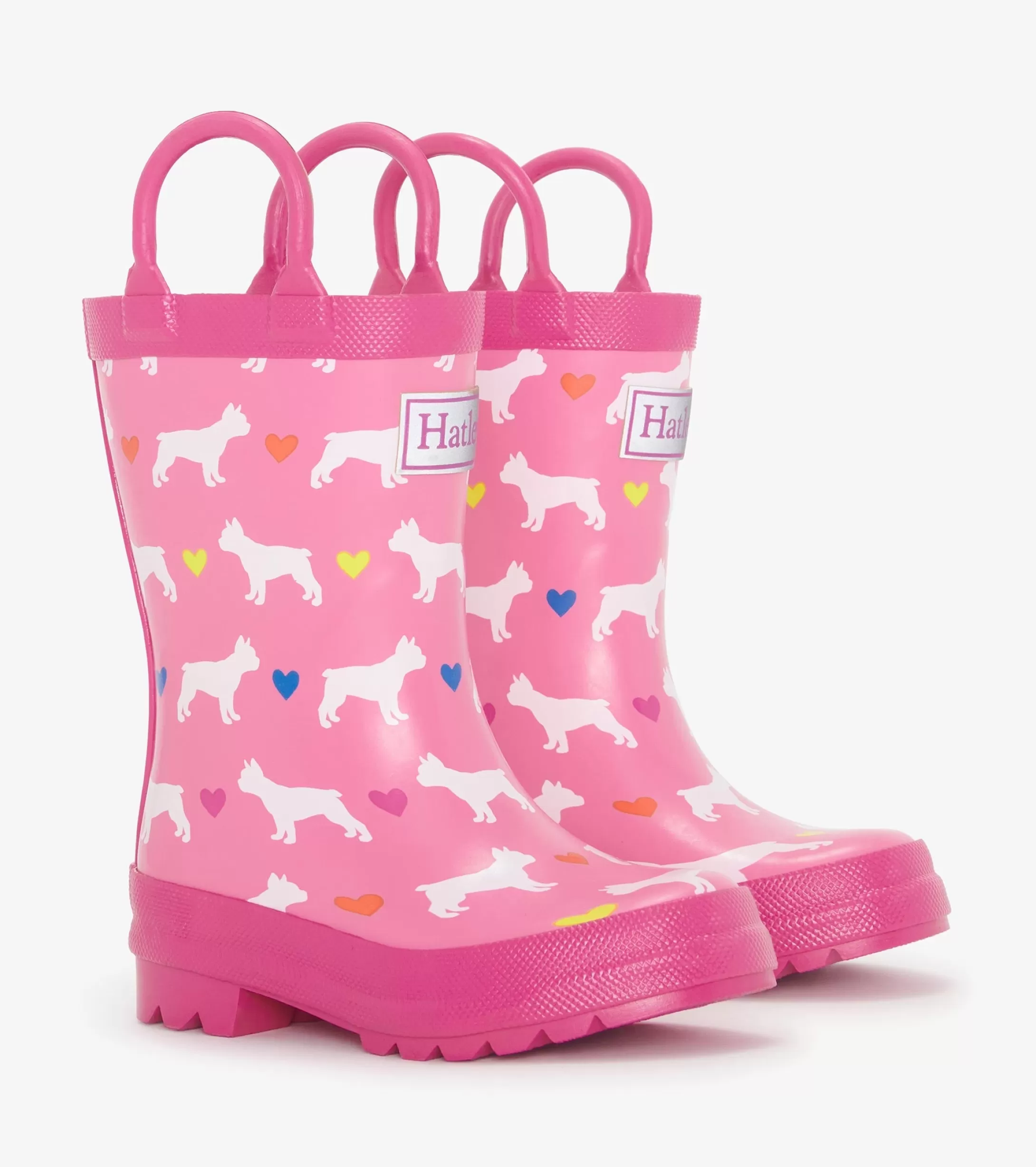 Hatley Toddler Girls French Bulldogs Rain Boots Clearance